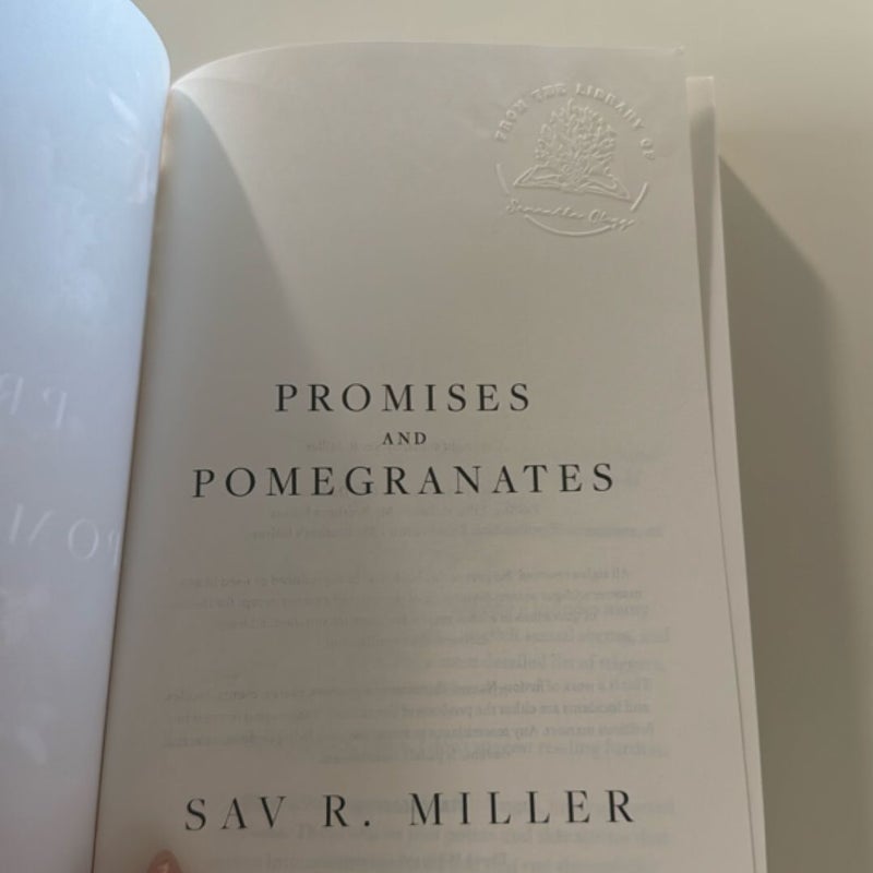 Promises and Pomegranates