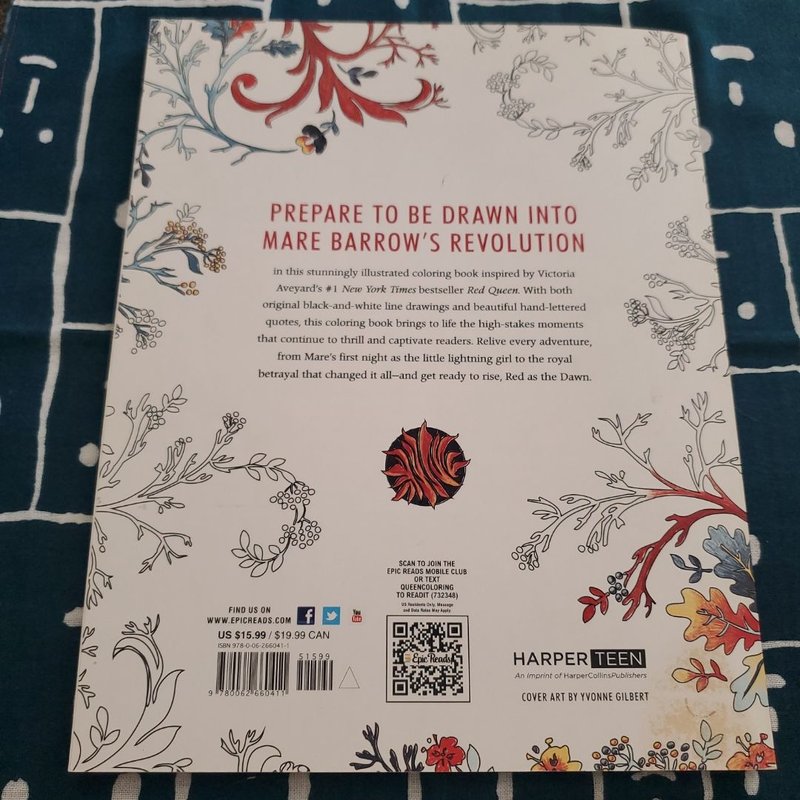 Red Queen: the Official Coloring Book