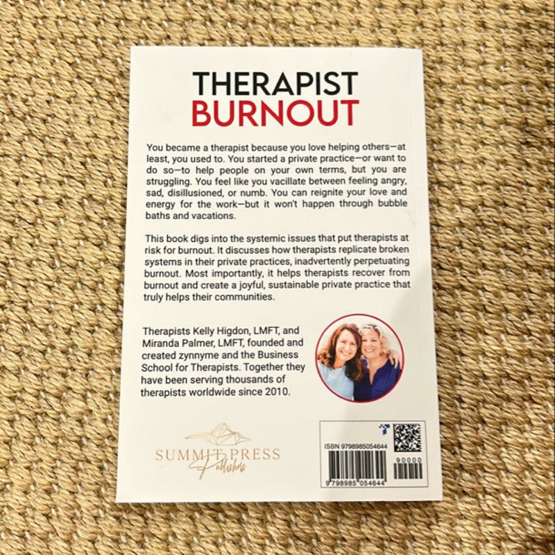 Therapist Burnout