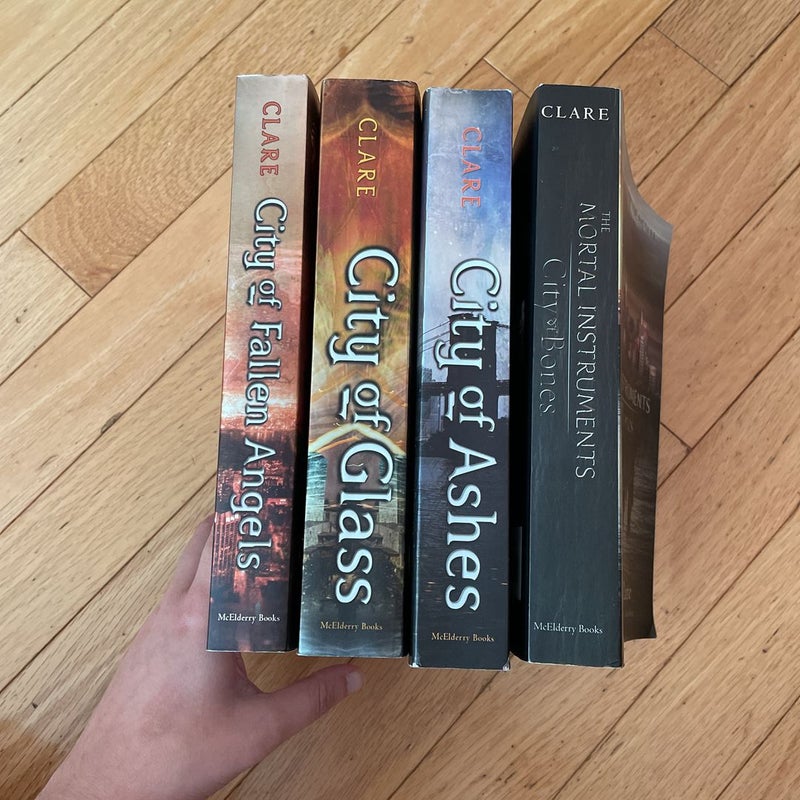 First 4 books in the mortal instruments series