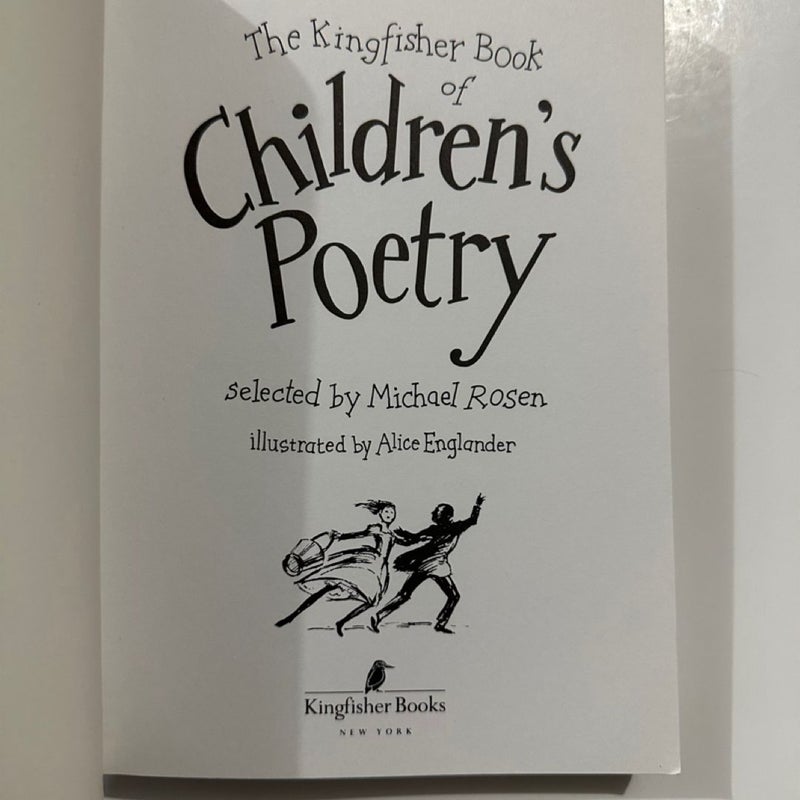 The Kingfisher Book of Children's Poetry