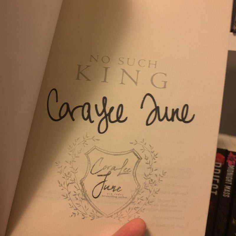 No Such King **SIGNED BOOK**