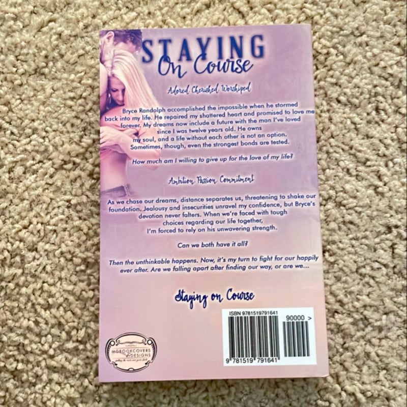 Staying on Course (signed by the author)