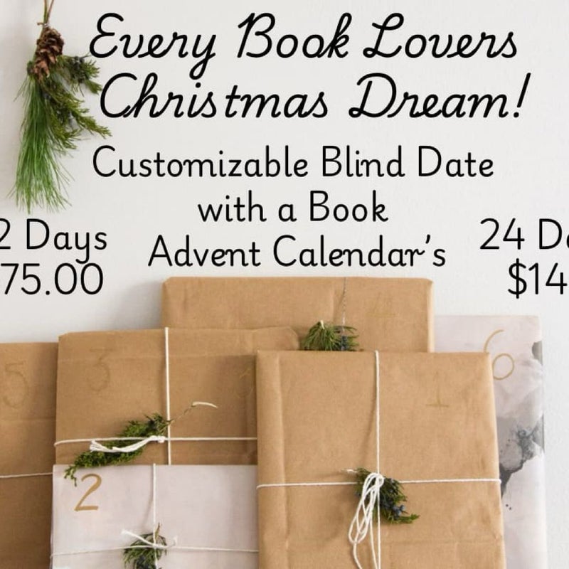 Blind date with a book advent calendar 