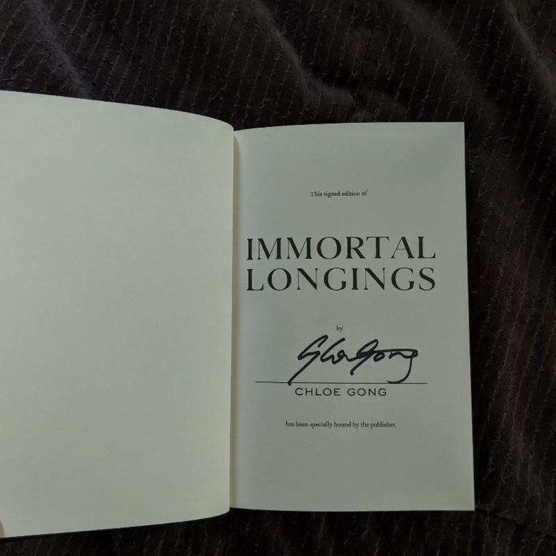 Immortal Longings