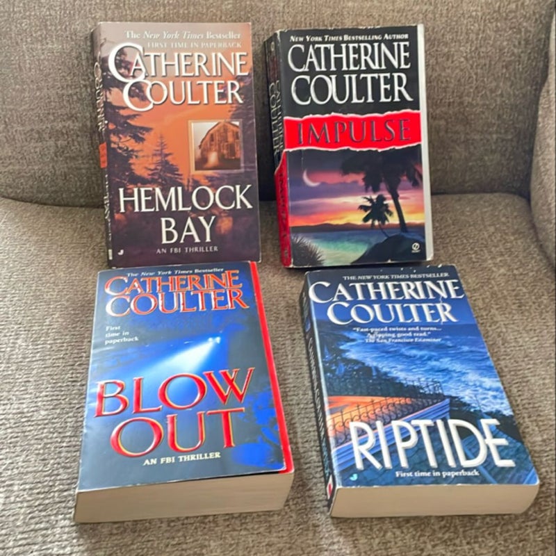 Lot of 4 Catherine Coulter books.