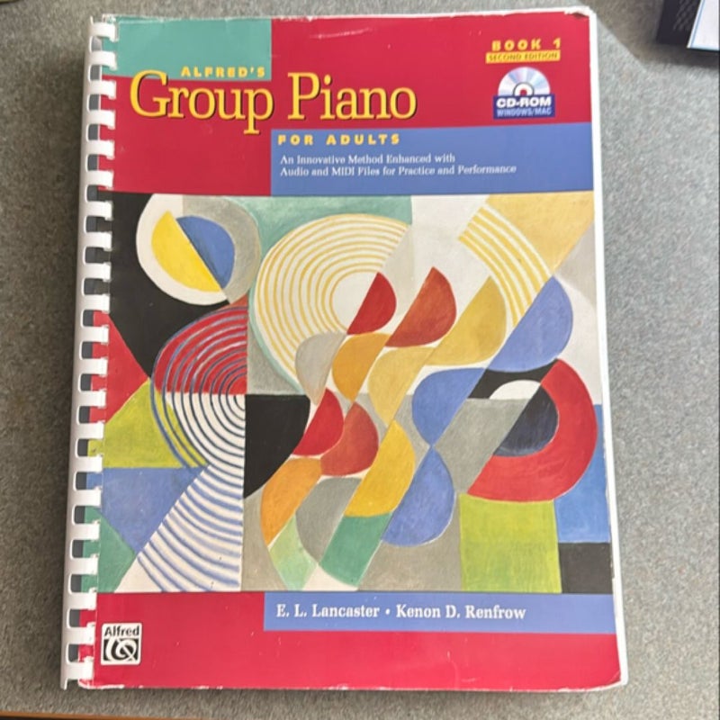 Alfred's Group Piano for Adults Student Book, Bk 1