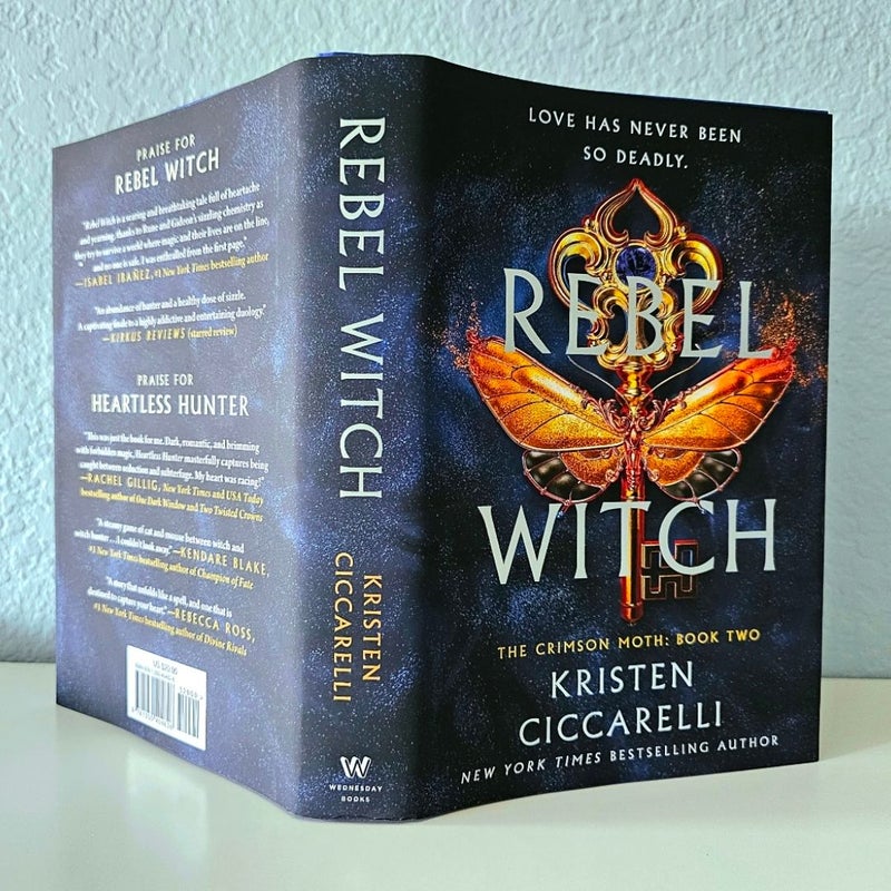 Rebel Witch (Crimson Moth Book 2) by Kristen Ciccarelli Barnes & Noble Exclusive NEW