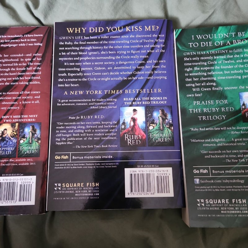Ruby red trilogy 