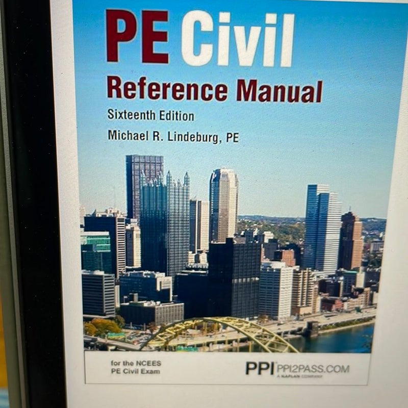 PPI PE Civil Reference Manual, 16th Edition, a Comprehensive Civil Engineering Review Book
