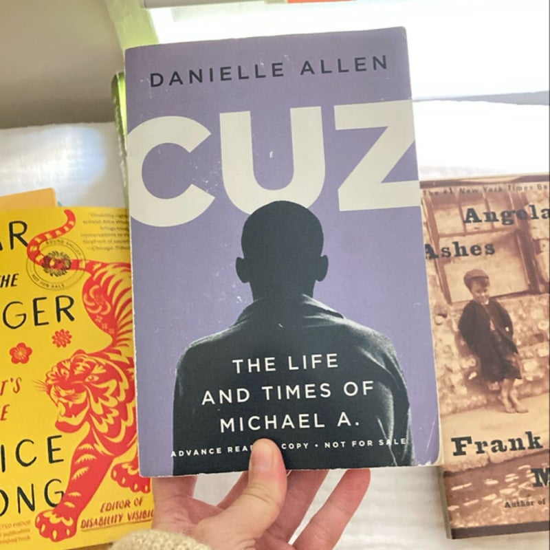 Memoir Bundle: Angela's Ashes, The Other Wes Moore, Cuz, A Long Way Gone, Year of the Tiger, Dog Flowers