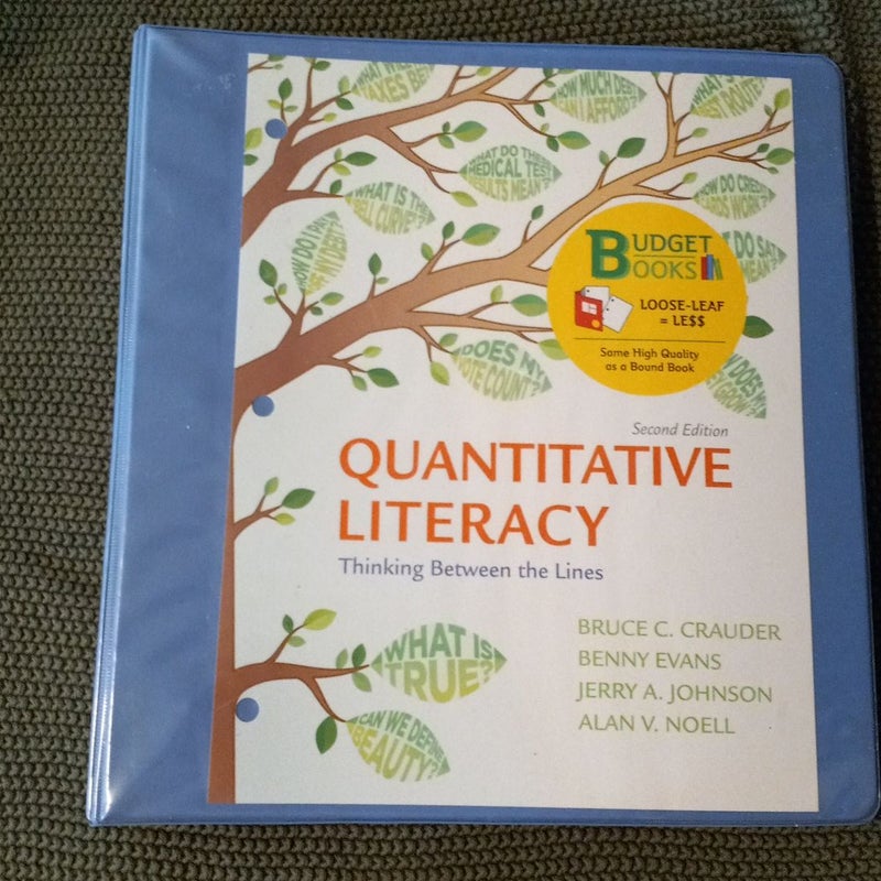 Loose-Leaf Version for Quantitative Literacy