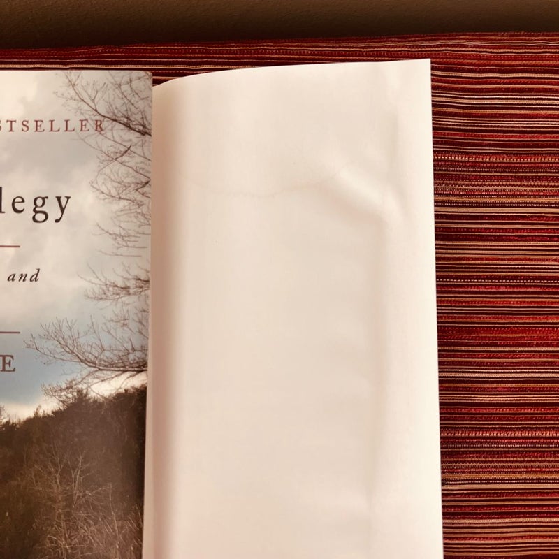 First Edition Hillbilly Elegy