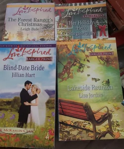 Love Inspired Heartwarming Inspirational Romance Large Print Bundle