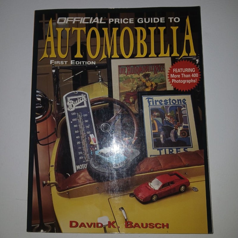 The Official Price Guide to Automobilia