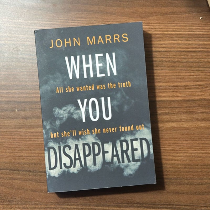 When You Disappeared