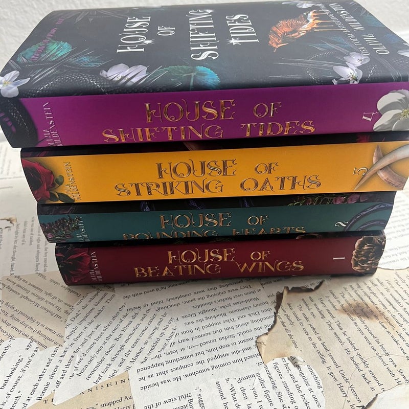 Kingdom Of Crows series OOP- out of print hardcovers 1-4 signed