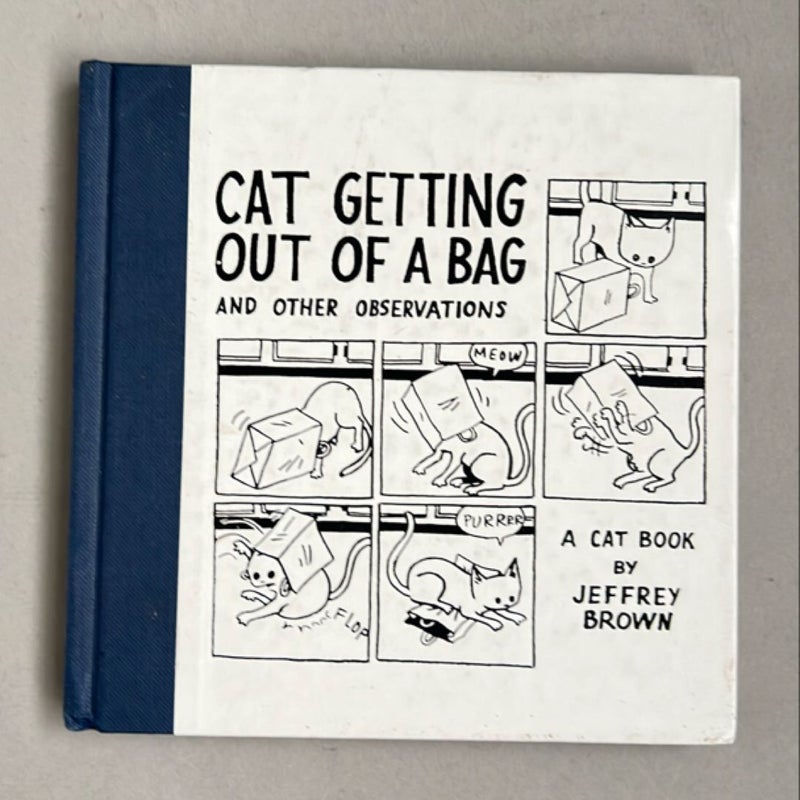 Cat Getting Out of a Bag and Other Observations