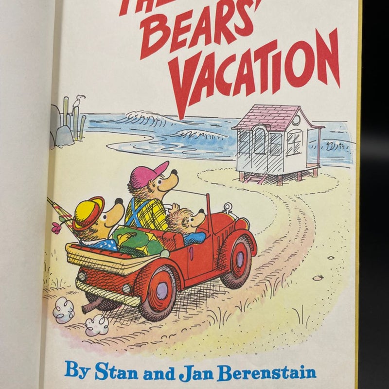 The Bears Vacation I can read it all by myself hardcover book