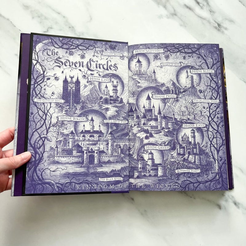 Kingdom of the Wicked Trilogy Barnes & Noble 1st Editions + 2 SIGNED Book Plates