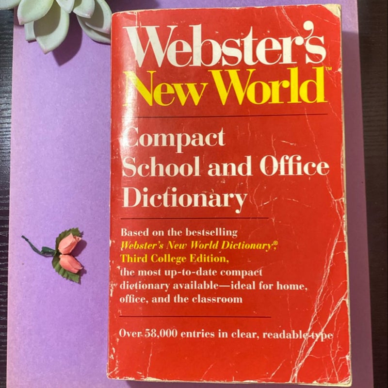Webster's New World Compact School and Office Dictionary by