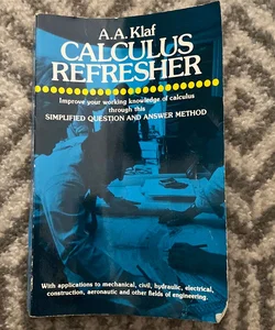 Calculus Refresher