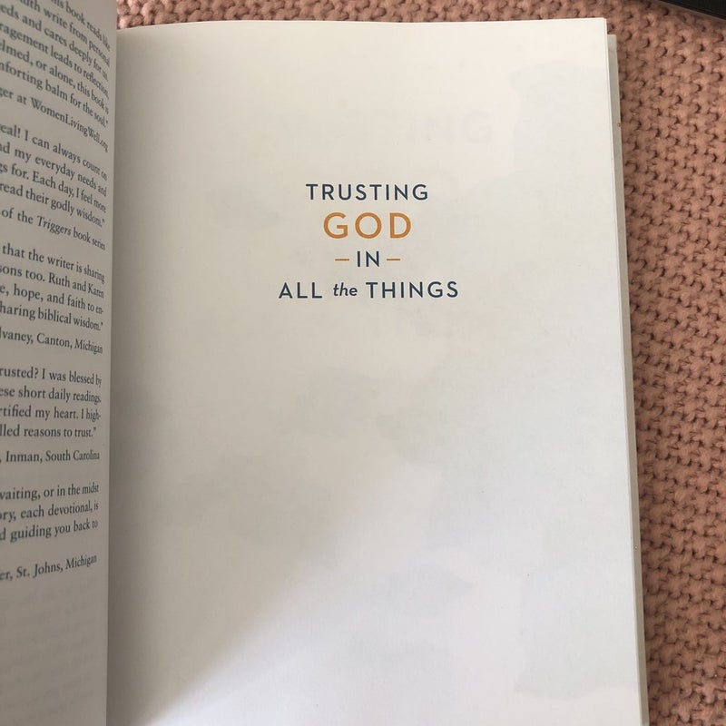 Trusting God in All the Things