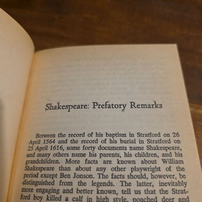 VINTAGE 1963 Richard II AKA The Tragedy of King Richard the Second (Written by William Shakespeare, Edited by Kenneth Muir) *Signet Classic*