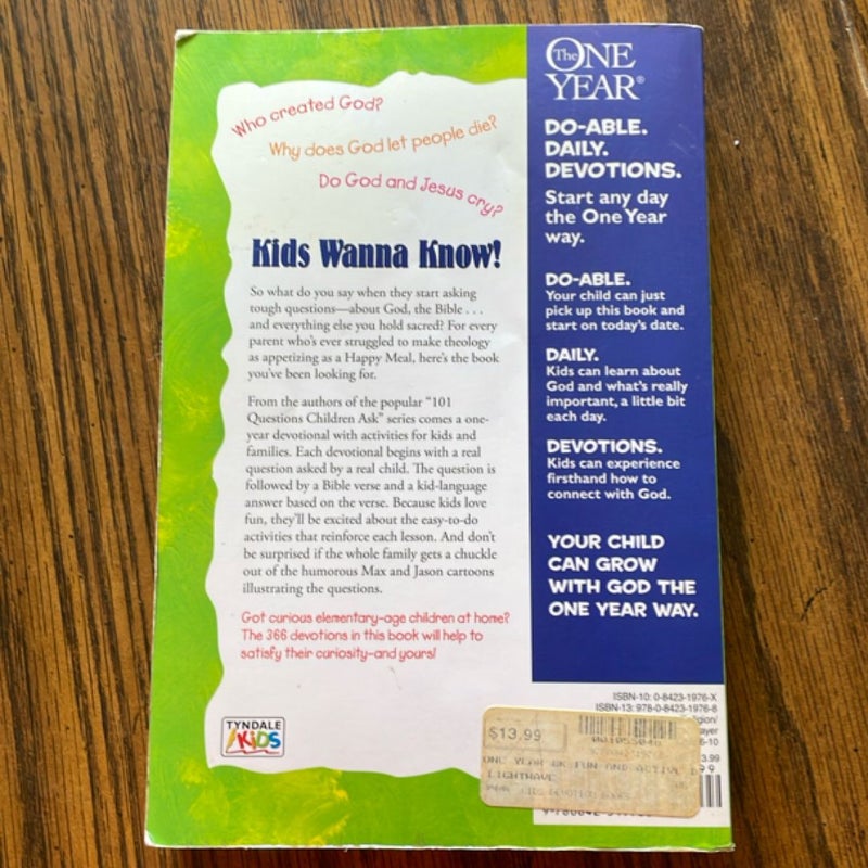 The One Year Fun & Active Devotions for Kids