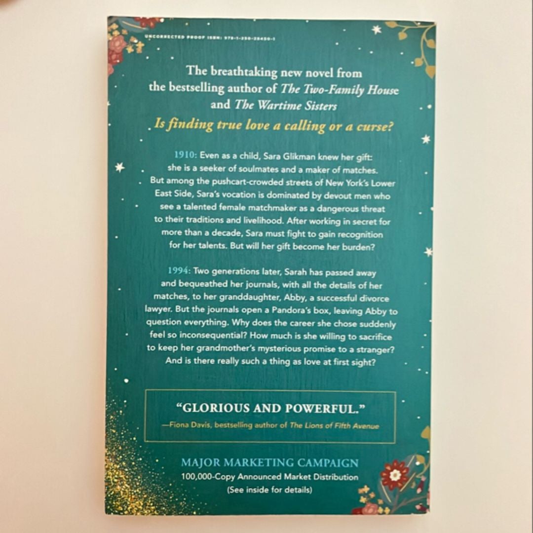 The Matchmaker’s Gift - ARC By Lynda Cohen Loigman, Paperback | Pangobooks