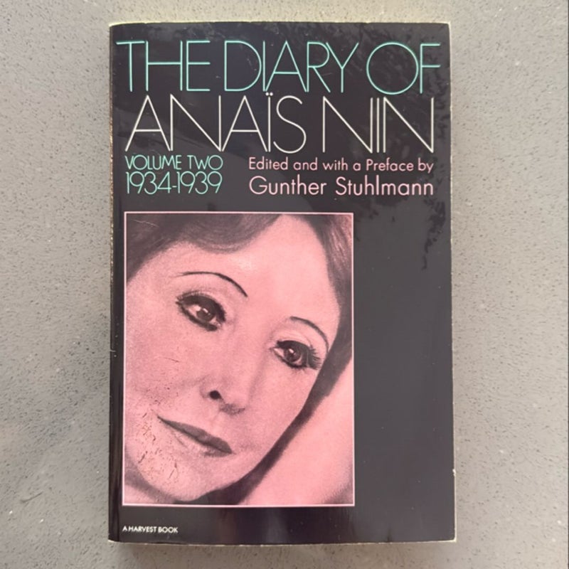 The Diary of Anais Nin Volume 2 1934-1939