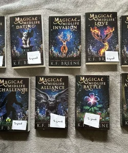 Leveling up series - magical midlife madness series- original cover -most signed