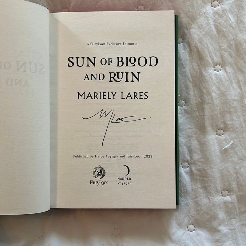 Sun of Blood and Ruin (Exclusive Fairyloot Edition)