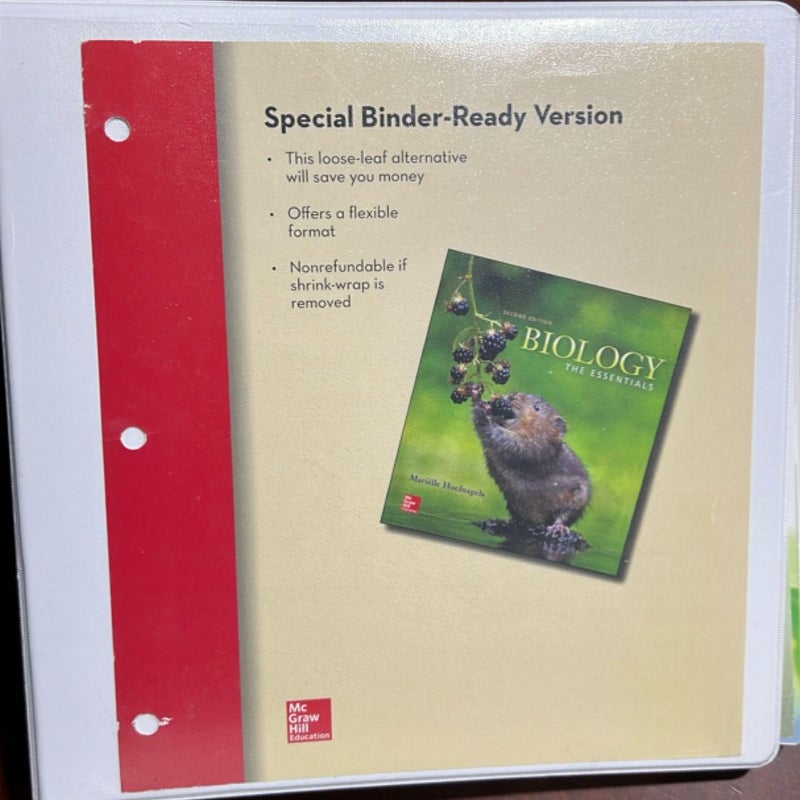 Loose Leaf Version for Biology: the Essentials