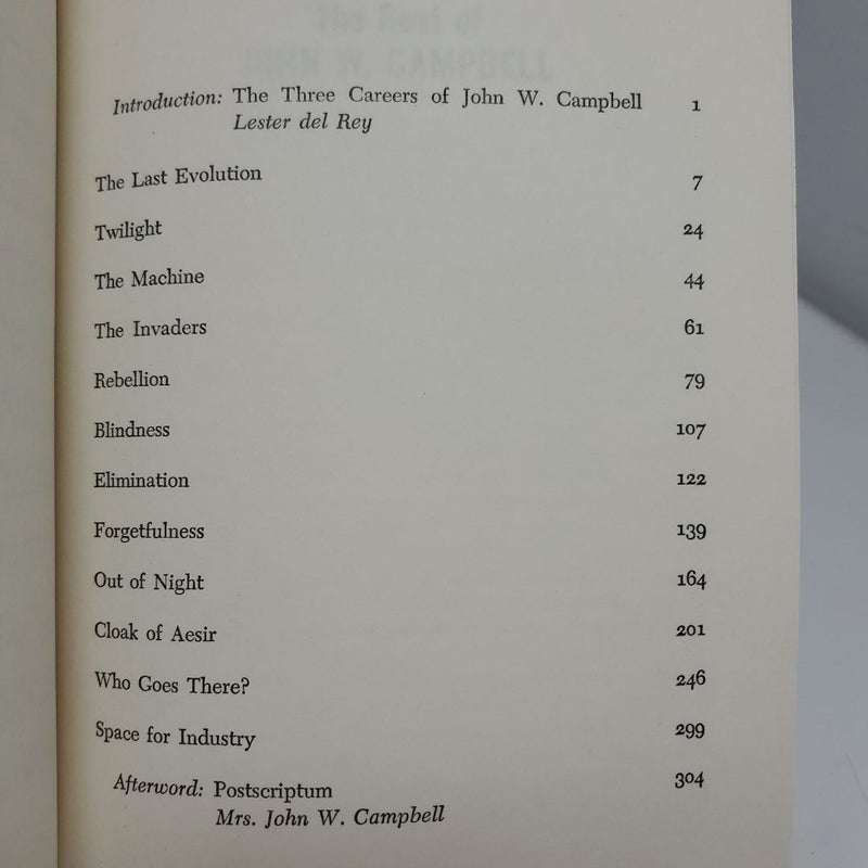 The Best of John W. Campbel
