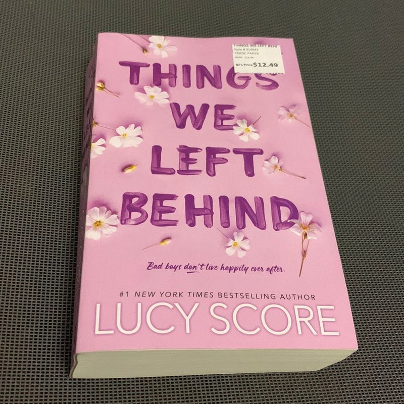 Things we left behind by lucy score paperback pangobooks