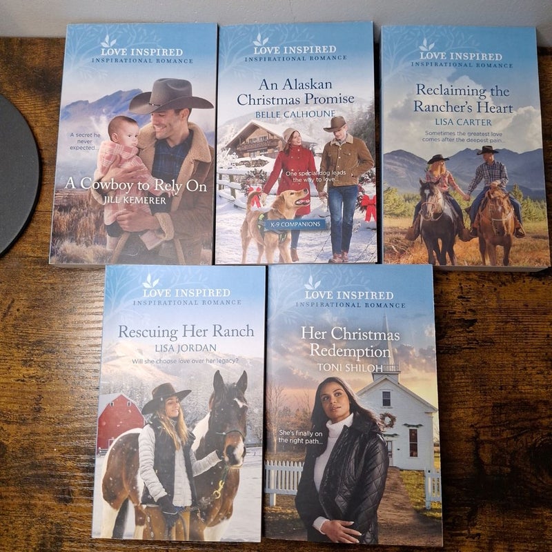 Rescuing Her Ranch included in lot of 10 love inspired books