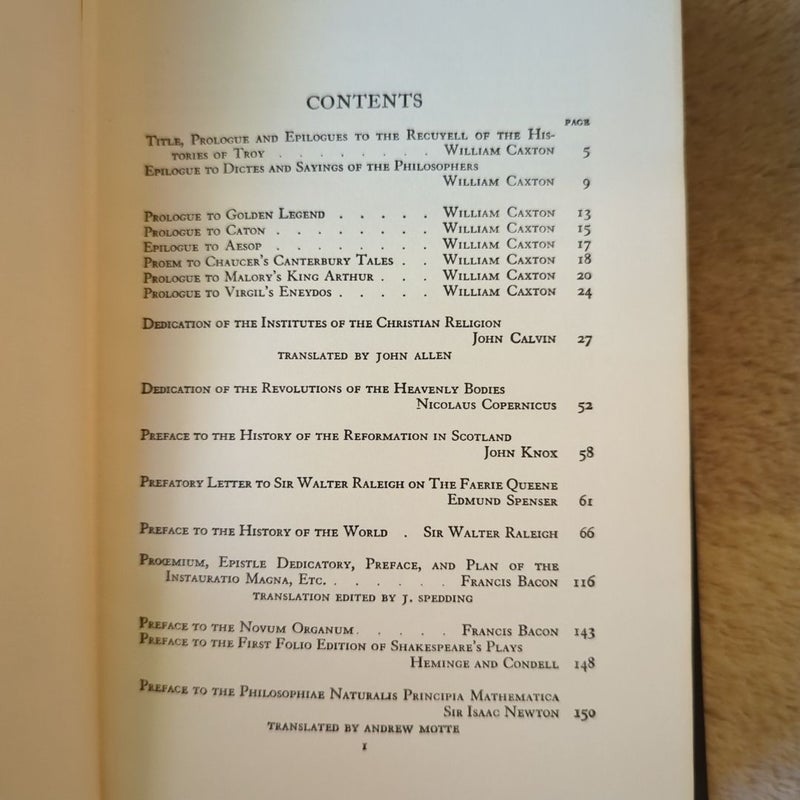 Prefaces and Prologues to Famous Books 