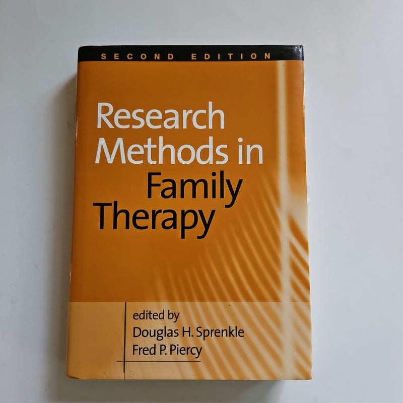 Research Methods in Family Therapy