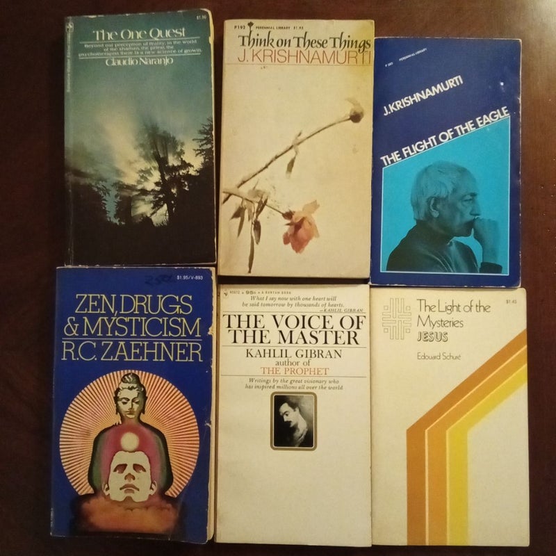 Lot of 6 zen/spirituality books