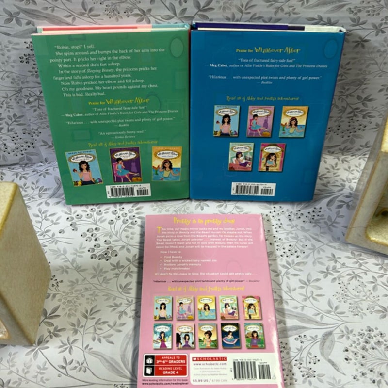 Whatever After 2 Hardcover 1 Paperback Bundle
