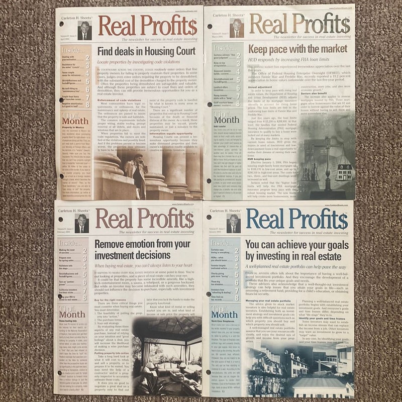 Real Profits Magazines 
