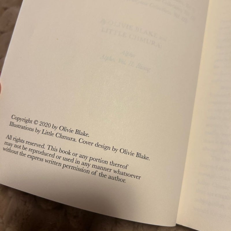 The Atlas Six paperback (self-published) 