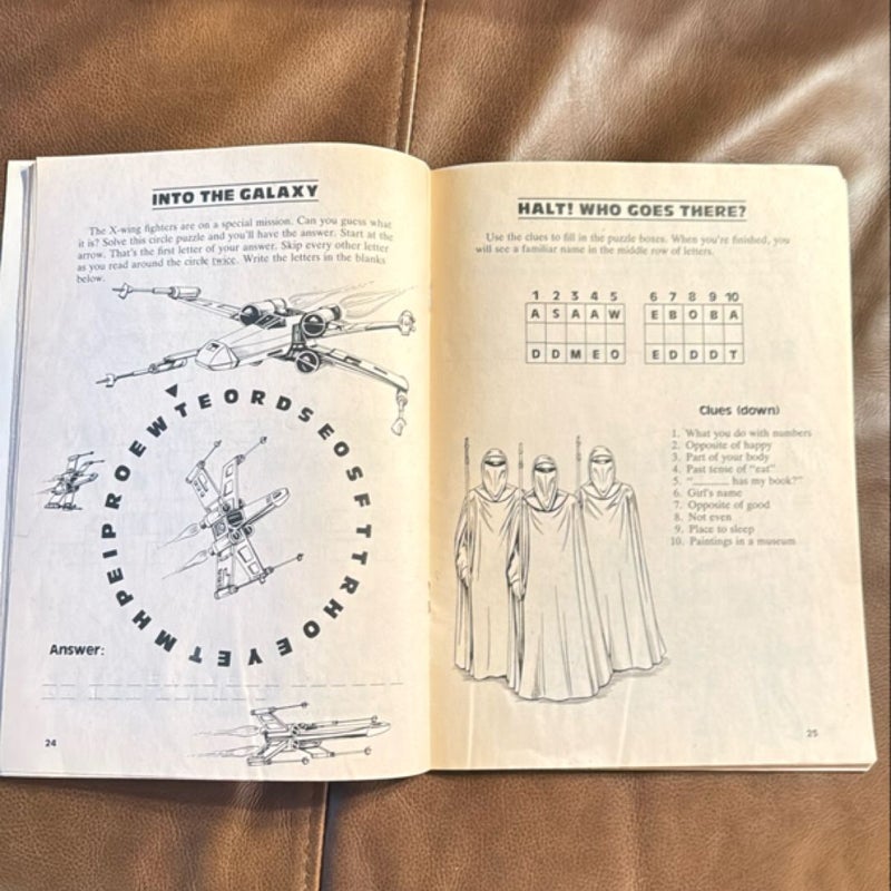 Star Wars Return of the Jedi Word Puzzle Book