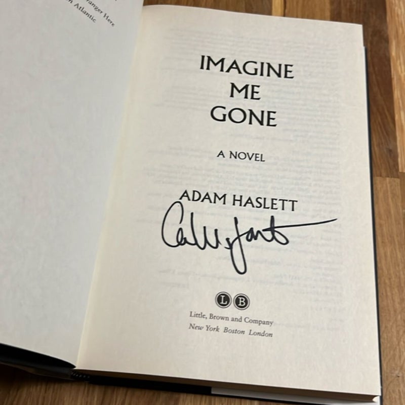 Imagine Me Gone (SIGNED)