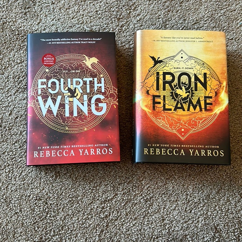Fourth Wing & Iron Flame SPECIAL EDITIONS by Rebecca Yarros