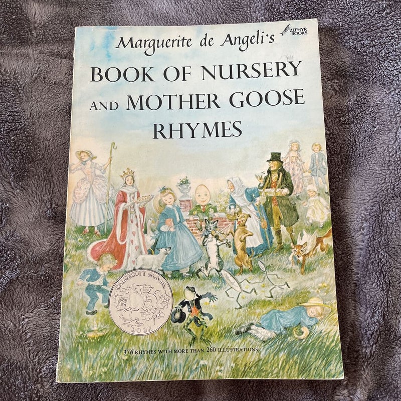 Marguerite De Angeli's Book of Nursery and Mother Goose Rhymes