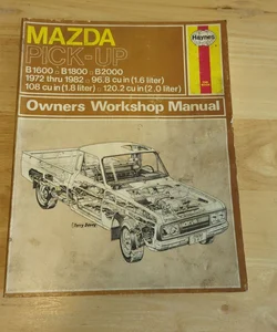 Car Owners MAZDA Workshop Manuel Maxda Pickup