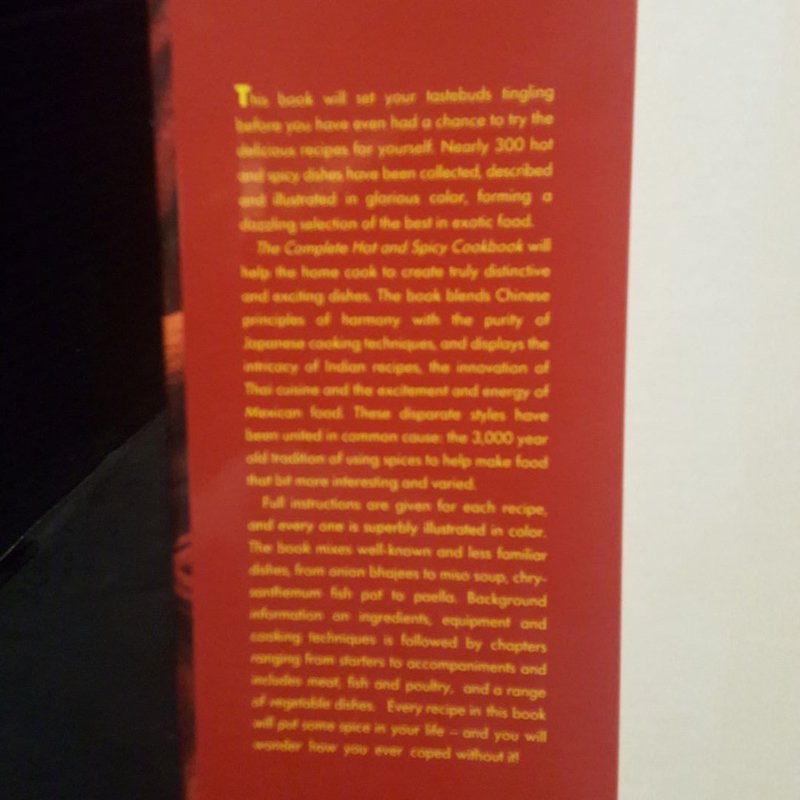 Hot and Spicy Cookbook