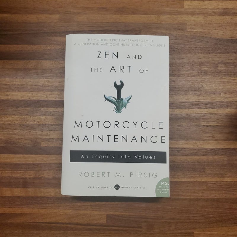 Zen and the Art of Motorcycle Maintenance